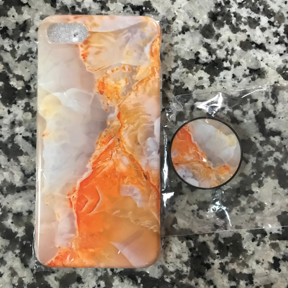 ⚜️iPhone 7/8 Case w/3M Pop Socket